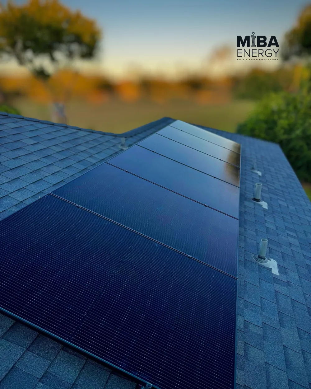 Residential rooftop solar installation by MIBA Energy in Harlingen, TX